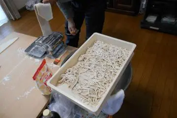 <p>Udon are ready to cook</p>