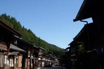 An early morning stroll through Narai's wooden storefronts