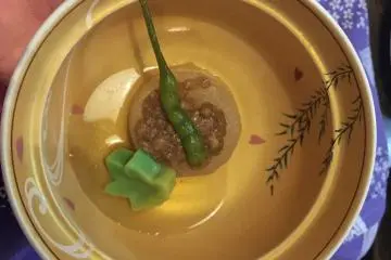 <p>Plus, you get all these tiny, beautifully served dishes, mostly cold ones. There was also some grilled meat and sashimi served on the side table.</p>