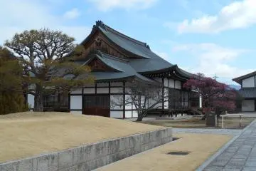 <p>On the ground of Yakushiji Temple</p>