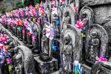 <p>Many of them are brightly decorated</p>