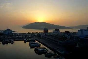 <p>Morning view from the hotel</p>