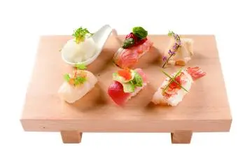 <p>Nigiri sushi</p>