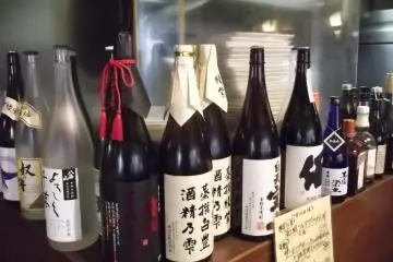 <p>More bottles, for both decoration and drinking from</p>
