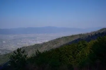 <p>View of the Shikoku Plains on the way up to the temple</p>