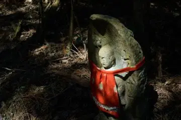 <p>You will meet Buddha statues like this one along the way</p>