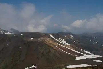 View from the top of Asahidake