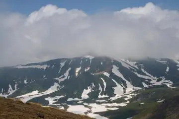 View from the top of Asahidake, northern direction