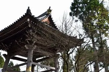 <p>Belfry and trees on the premises</p>