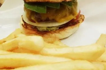 <p>The avocado cheeseburger</p>
