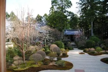Ryotanji front garden from the main building