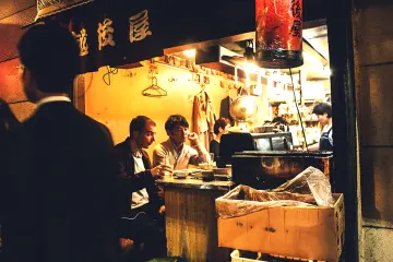 <p>Small hidden streets in Shinjuku</p>