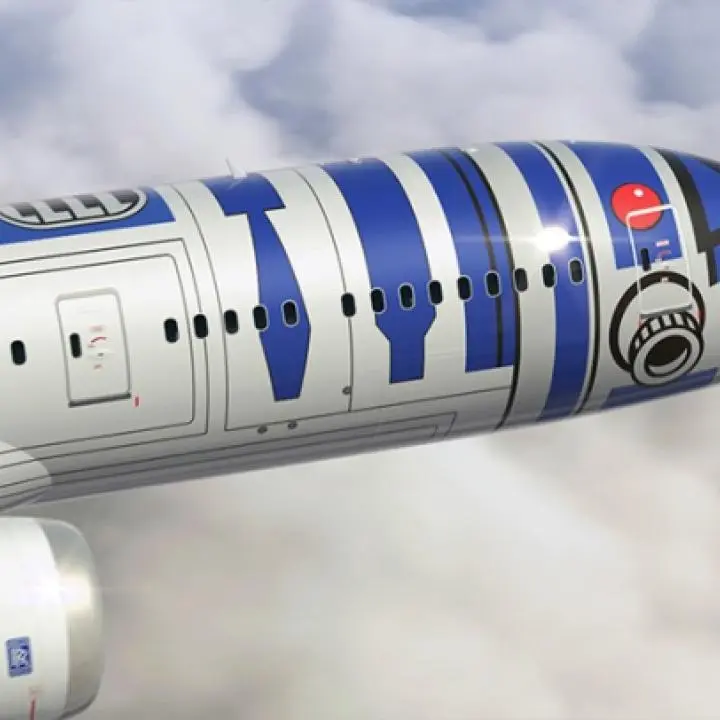 Star Wars R2-D2 ANA Jet Revealed - Japan Travel