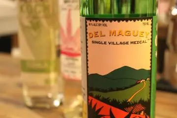 <p>Del Maguey mezcal &ndash; alcoholic percentage is typically 45&ndash;50%</p>