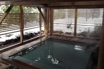 <p>...and an outdoor bath</p>