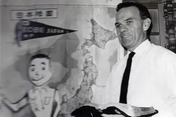 A young Mit (Milton Wayne) in Kobe in the 1960s