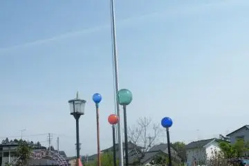 <p>I love how the lights in the park looked like the glass being blown</p>