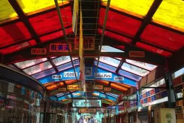 <p>We took a leisurely stroll through the Sahara Glass Park</p>