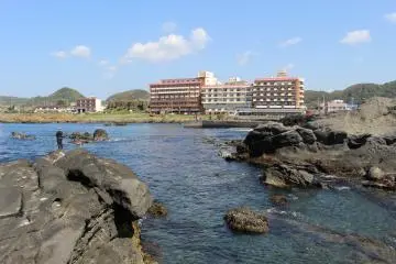 View from the rocks &ndash; many fisherman come out here on the weekends