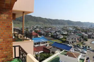 View to the east