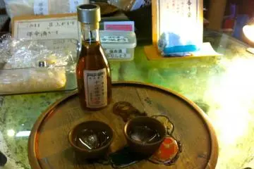 Sampling the local medicinal spirits