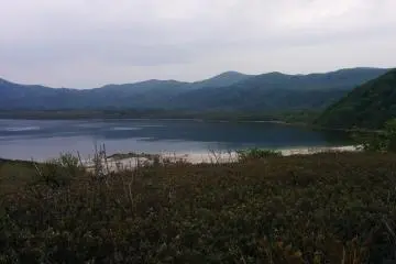 <p>Lake Usori&nbsp;is a caldera lake (formed by a volcanic eruption)</p>