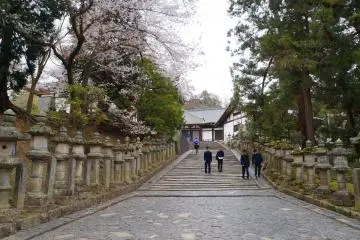 <p>산가츠도(三月堂)와 니가츠도(二月堂)로 올라가는 계단. 저 멀리 보이는게 산가츠도에요.</p>