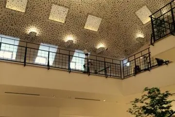 This building has two stories.