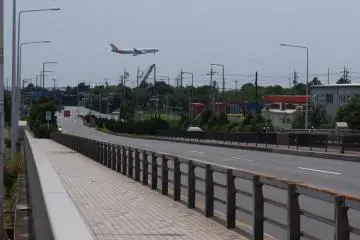 Jets roar overhead