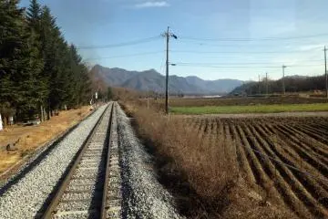 นั่งรถไฟสายโคะอุมิ