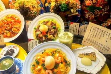 Sample Meals on window display