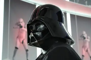 <p>Darth Vader model close-up at the entrance&nbsp;&copy; &amp; TM Lucasfilm Ltd.</p>