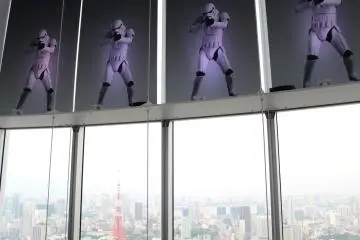 <p>Views of Roppongi from the top of Roppongi Hills Mori Tower&nbsp;&copy; &amp; TM Lucasfilm Ltd.</p>