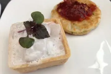 Stunning amuse-bouche on the business class service
