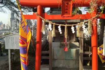 A small shrine for the Soccer Team Vegalta