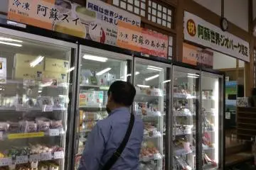 아소의 우유로 만든 아이스크림