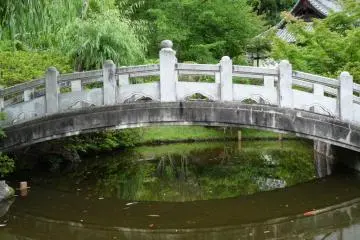 small bridge leading to the main park