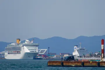 Costa Victoria docked at the cruise terminal just 5 minutes from the city centre