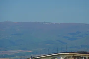 Port bridge with views to the surrounding hillsides