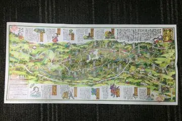 <p>A helpful map of Kurokawa Onsen in meticulous detail.</p>
