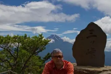 산꼭대기에서 쉬다
