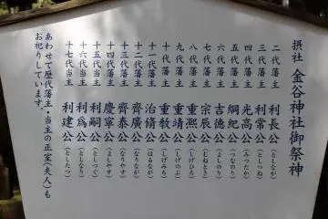 역대 번주가 모셔져 있다