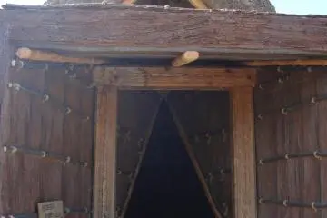 Pithouse from the front