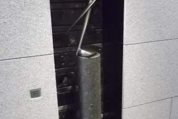 <p>A sculpture in the ground floor elevator lobby</p>