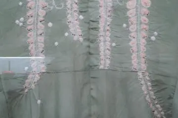 A beautiful floral design on a kimono