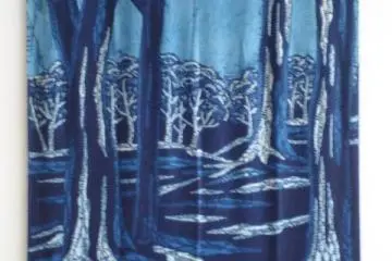 A forest scene, shibori style!