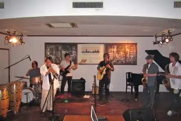 <p>A local band rocking an original piece</p>