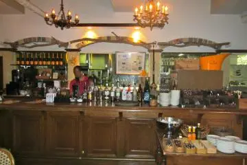 <p>The bar</p>