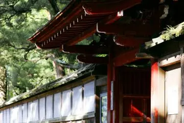 <p>The entrance to a famous tea house of a wife of an old feudal lord</p>