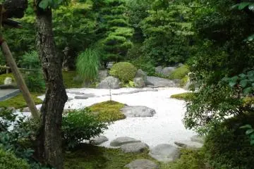Rock garden at Jomyoji Temple